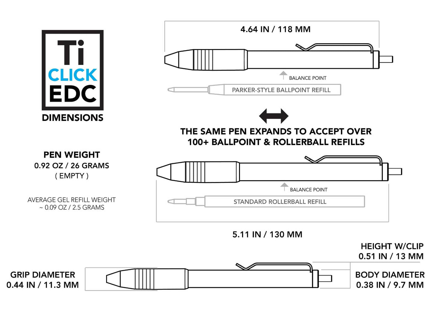 Click EDC Pen