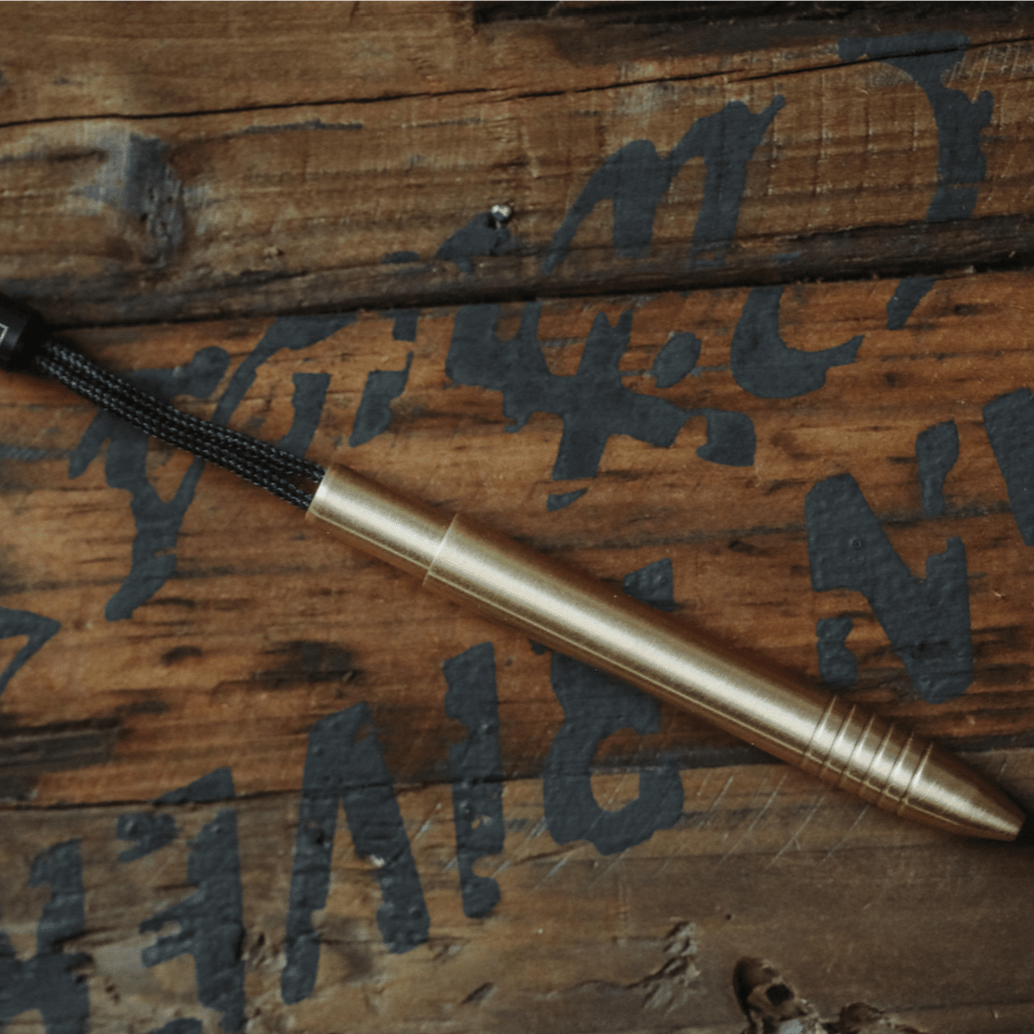 Titanium Mini Pen Brass and Copper Pocket Writer Pro - Veloce - The App For Watch Collectors