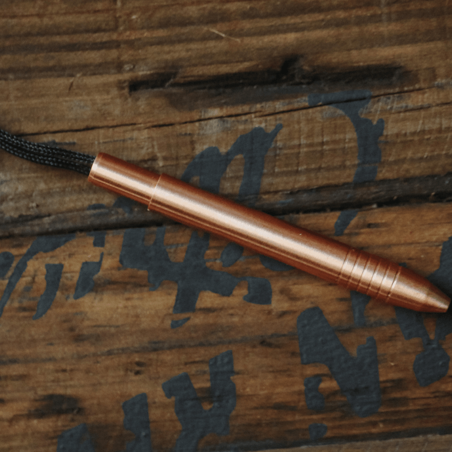 Titanium Mini Pen Brass and Copper Pocket Writer Pro - Veloce - The App For Watch Collectors