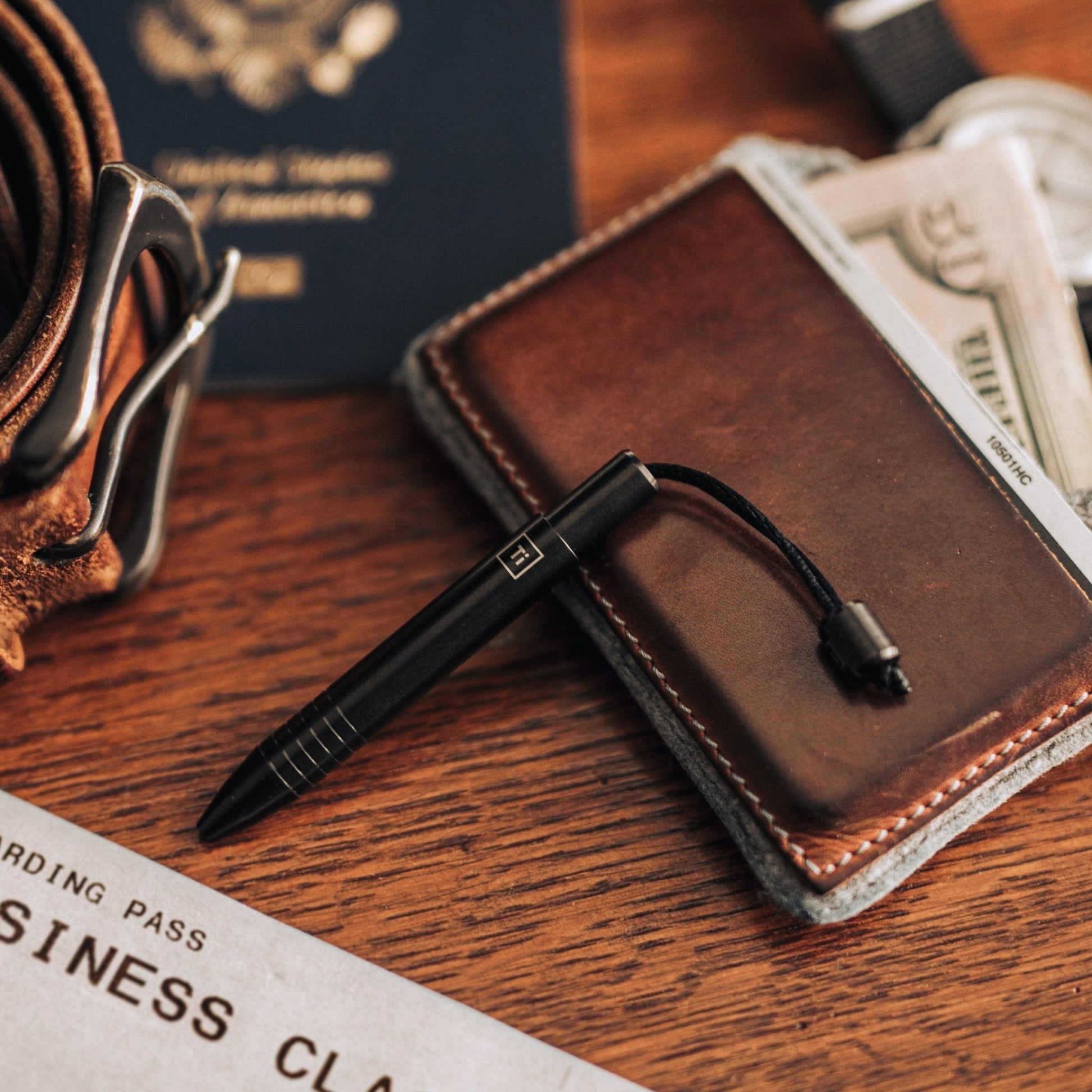 Titanium Mini Pen Brass and Copper Pocket Writer Pro - Veloce - The App For Watch Collectors