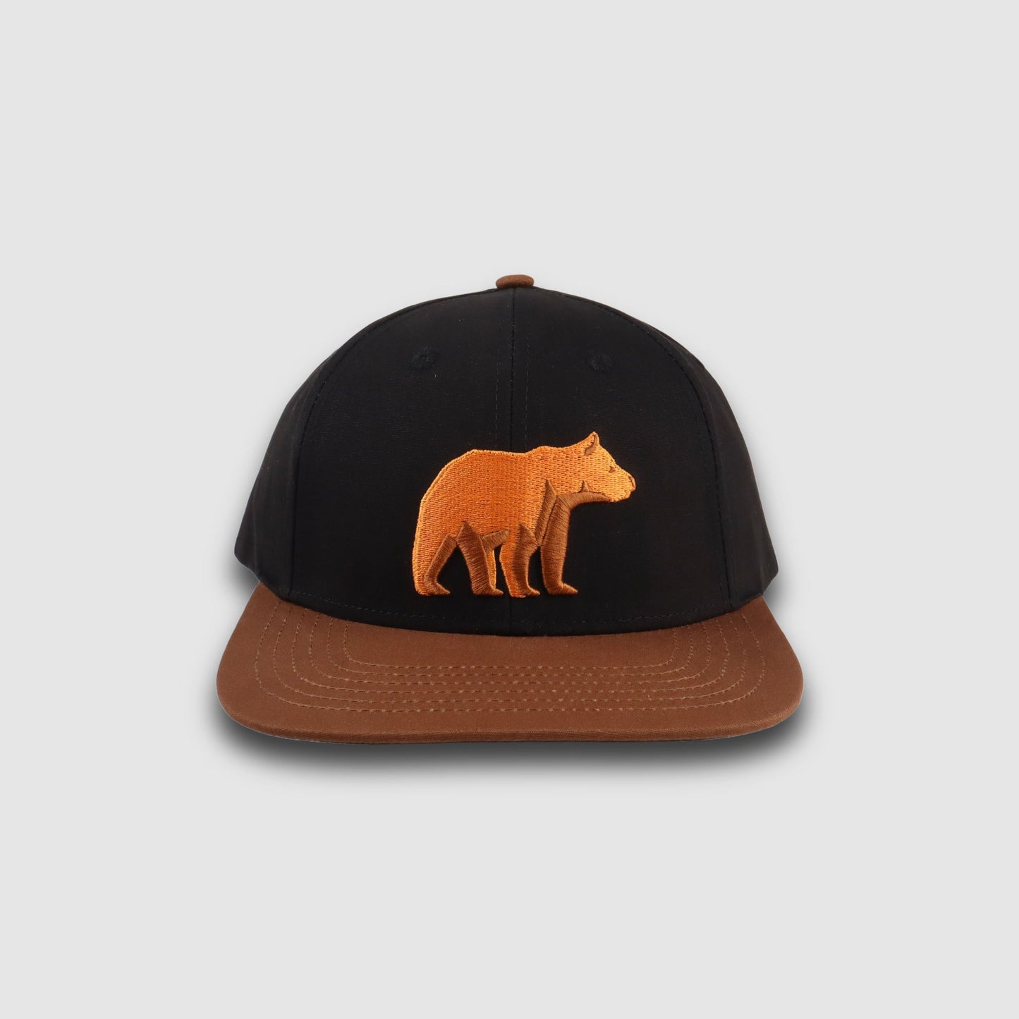 Big Bear Snapback Hat With Black Bear Embroidery Front Logo - Veloce - The App For Watch Collectors