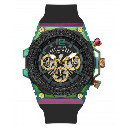 Guess Watches Gents Exposure 2 Tone Watch Gw0633g1