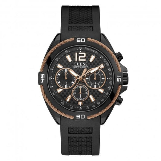 Guess Black Copper Wire Detail Watch W1168g3