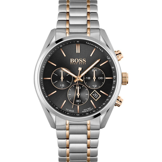 Hugo Boss Men S Watch Champion Two Tone Black Hb1513819