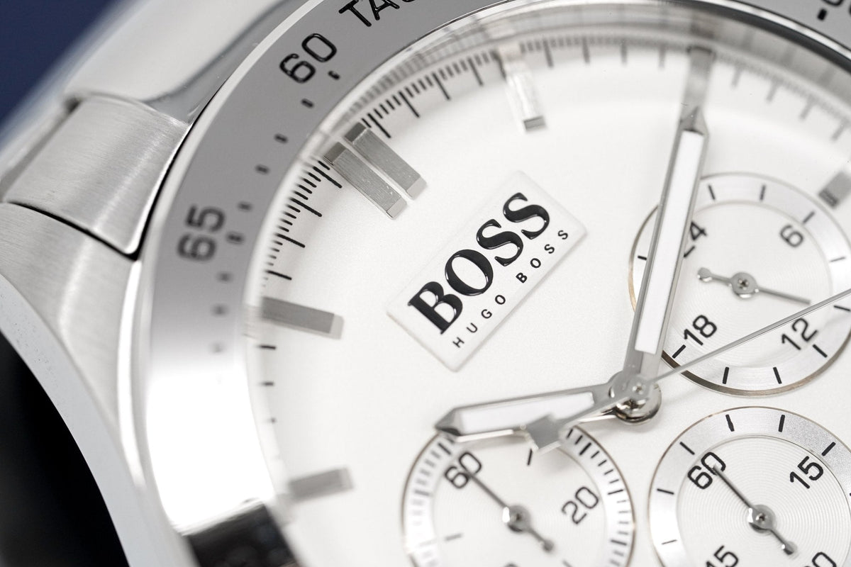 Hugo Boss Men S Watch Chronograph Ikon Silver Hb1512962