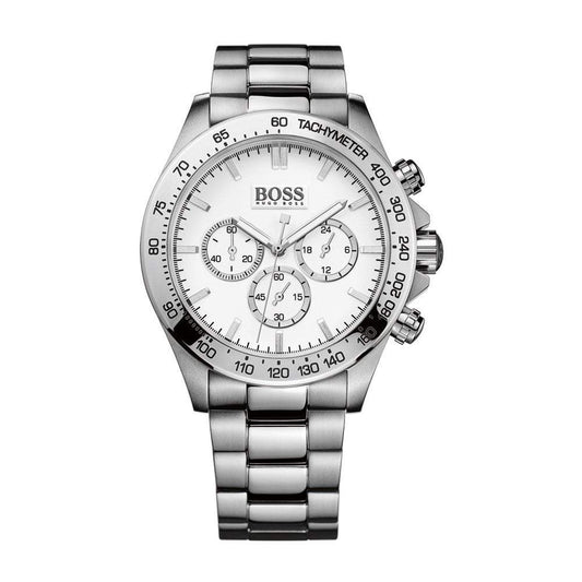 Hugo Boss Men S Watch Chronograph Ikon Silver Hb1512962