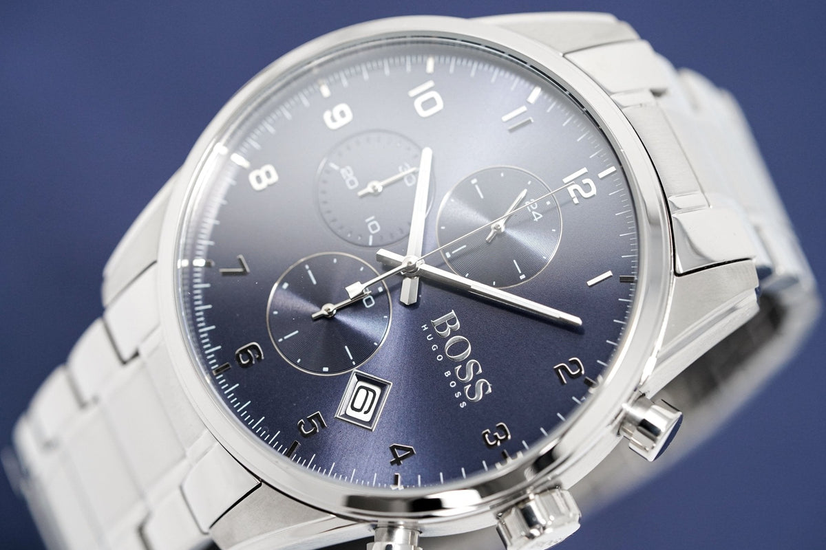 Hugo Boss Men S Watch Chronograph Skymaster Blue Hb1513784