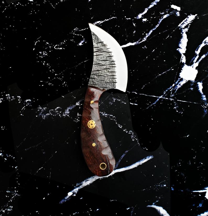 Titan Brisk skin- Custom/ Hand forged/ Ulu inspired blade/ EDC