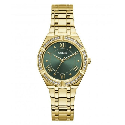 Guess Watches Ladies Cosmo Gold Tone Watch Gw0033l8