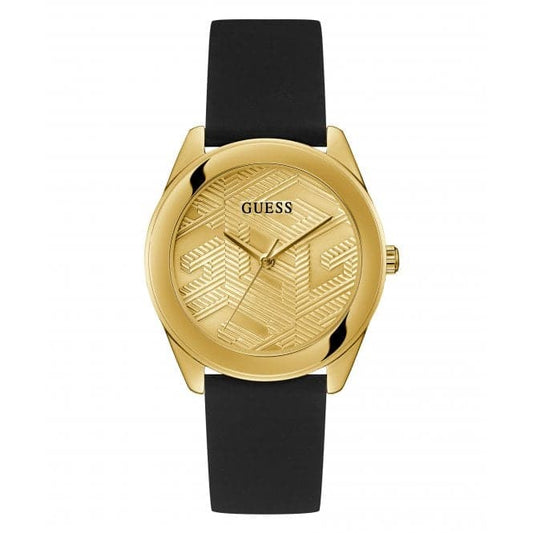 Guess Watches Ladies Cubed Gold Tone Watch Gw0665l1