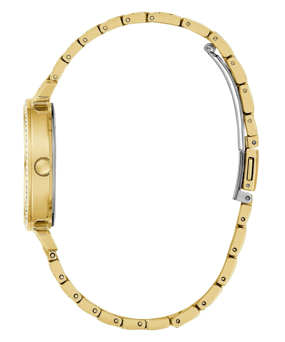 Ladies Enchantment Gold Tone Recycled Steel Watch Gw0763l2