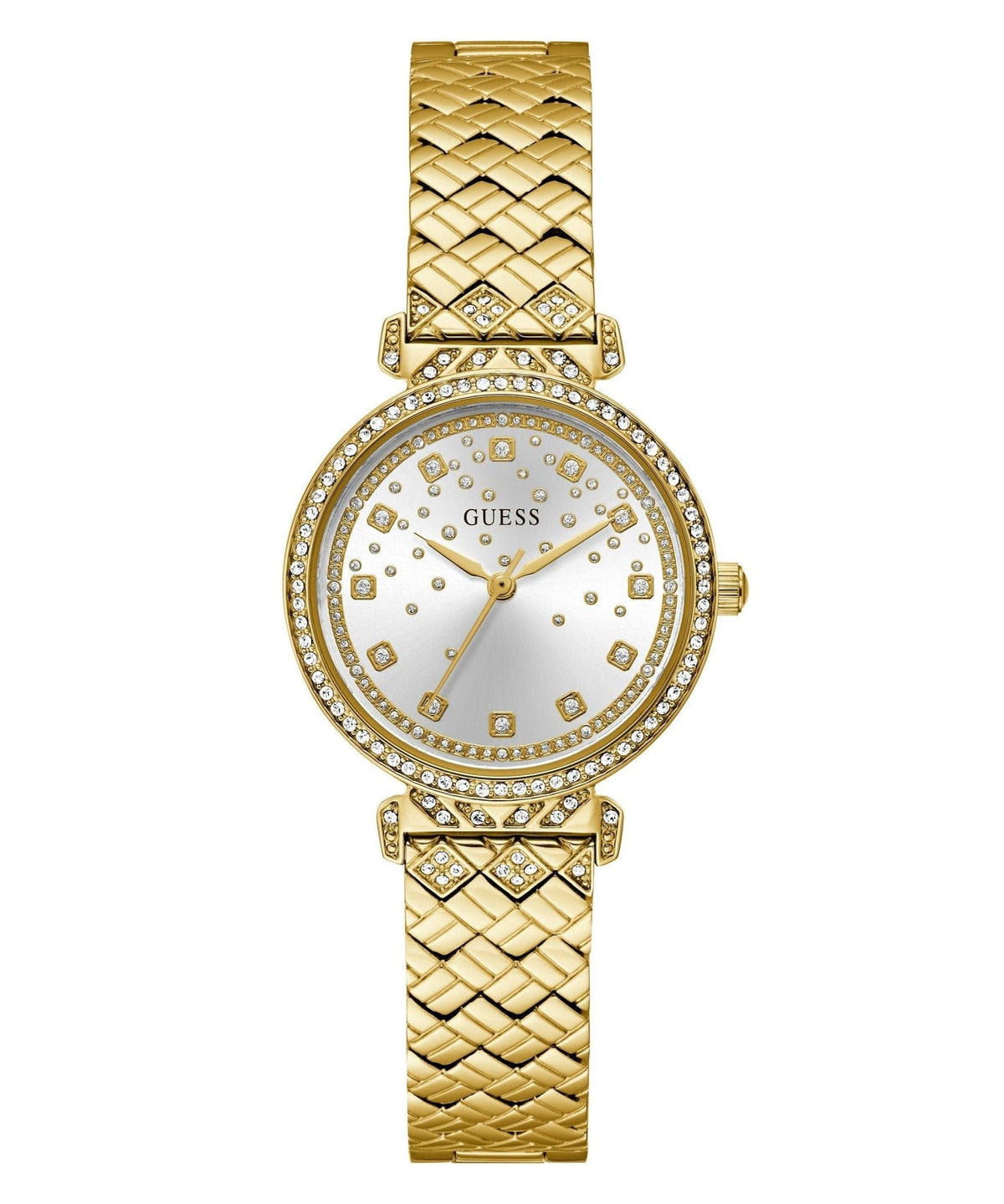 Ladies Enchantment Gold Tone Recycled Steel Watch Gw0763l2