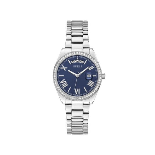 Guess Watches Luna Ladies Dress Silver Stainless Steel Watch Gw0307l1