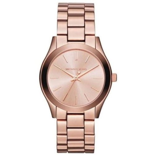 Michael Kors Mk3205 Ladies Mini Slim Runway Rose Gold Watch