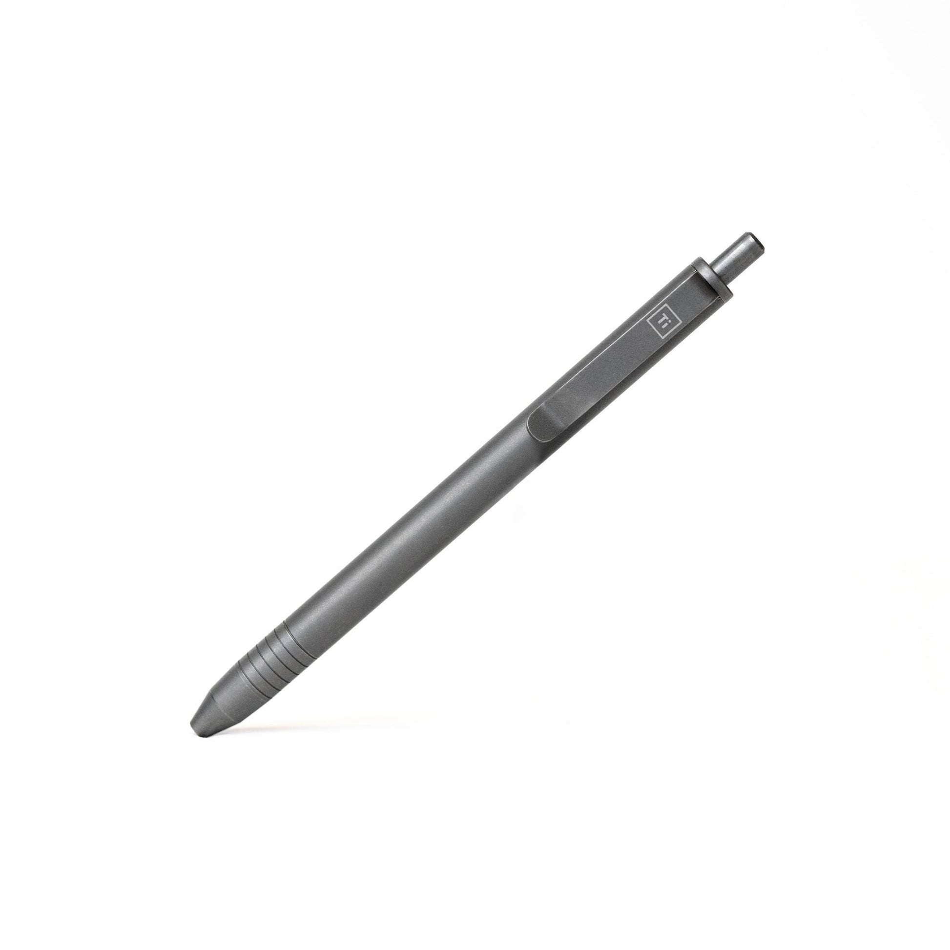 Slim Titanium Click Pen Adjustable EDC Refills Compatible - Veloce - The App For Watch Collectors