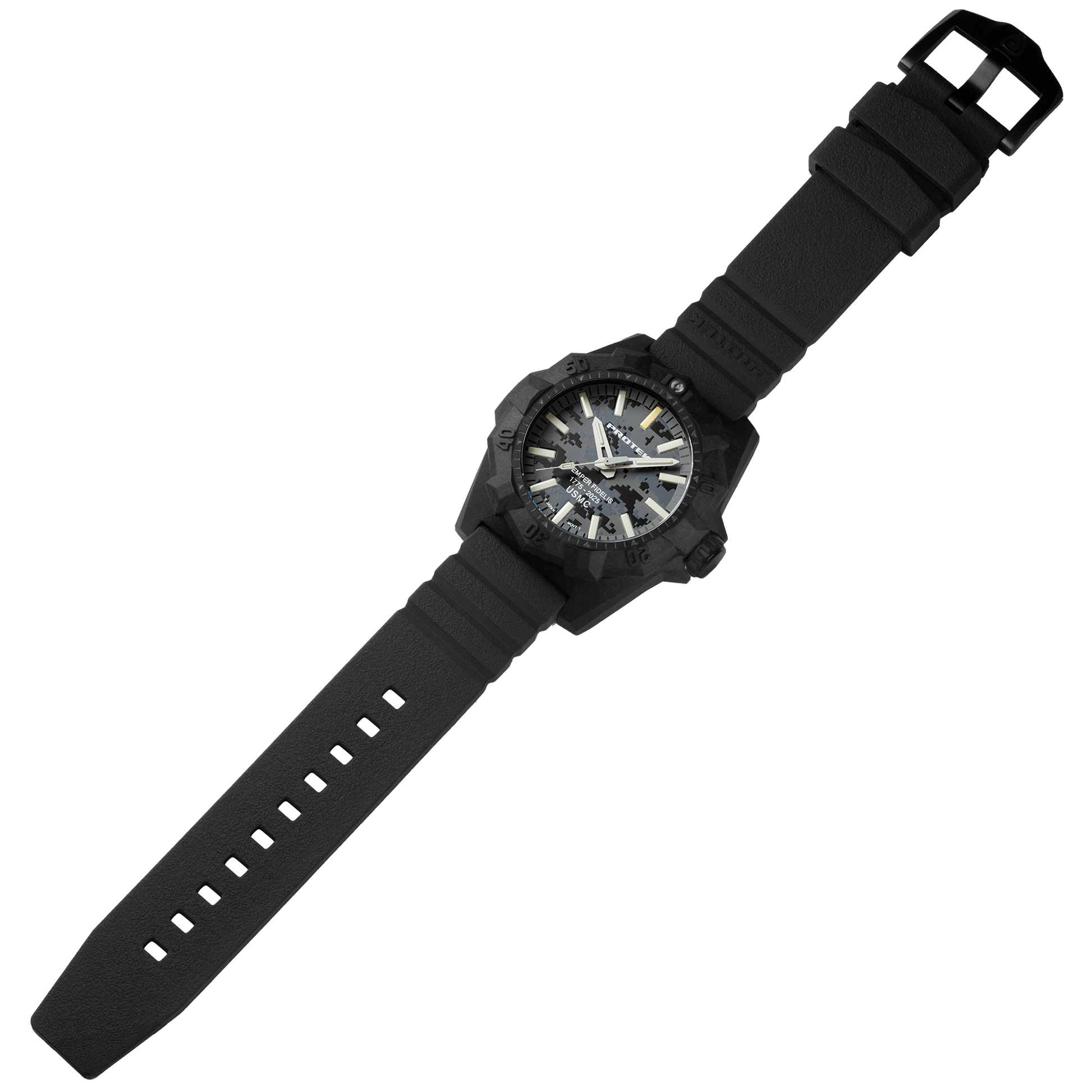 ProTek - Watch - Model PT4109SFC USMC Carbon Dive - Veloce - The App For Watch Collectors