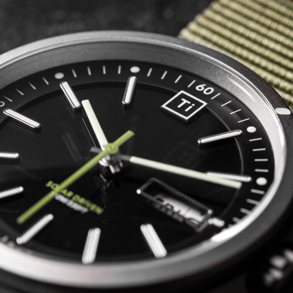 Ti Field Watch / Solar Driven / Stonewashed - Veloce - The App For Watch Collectors