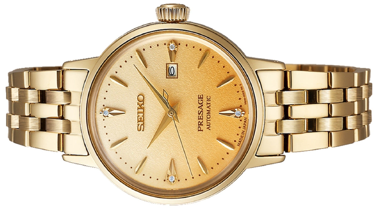 Seiko Presage Cocktail Time Sre018J1 "Eggnogg" Automatic Watch For Women