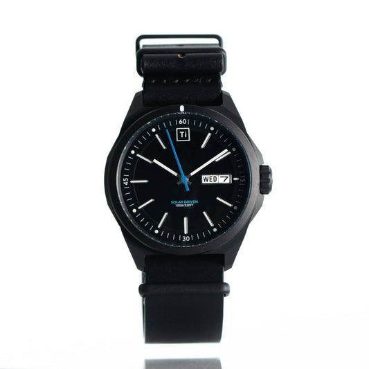 Ti Field Watch / Solar Driven / Black - Veloce - The App For Watch Collectors