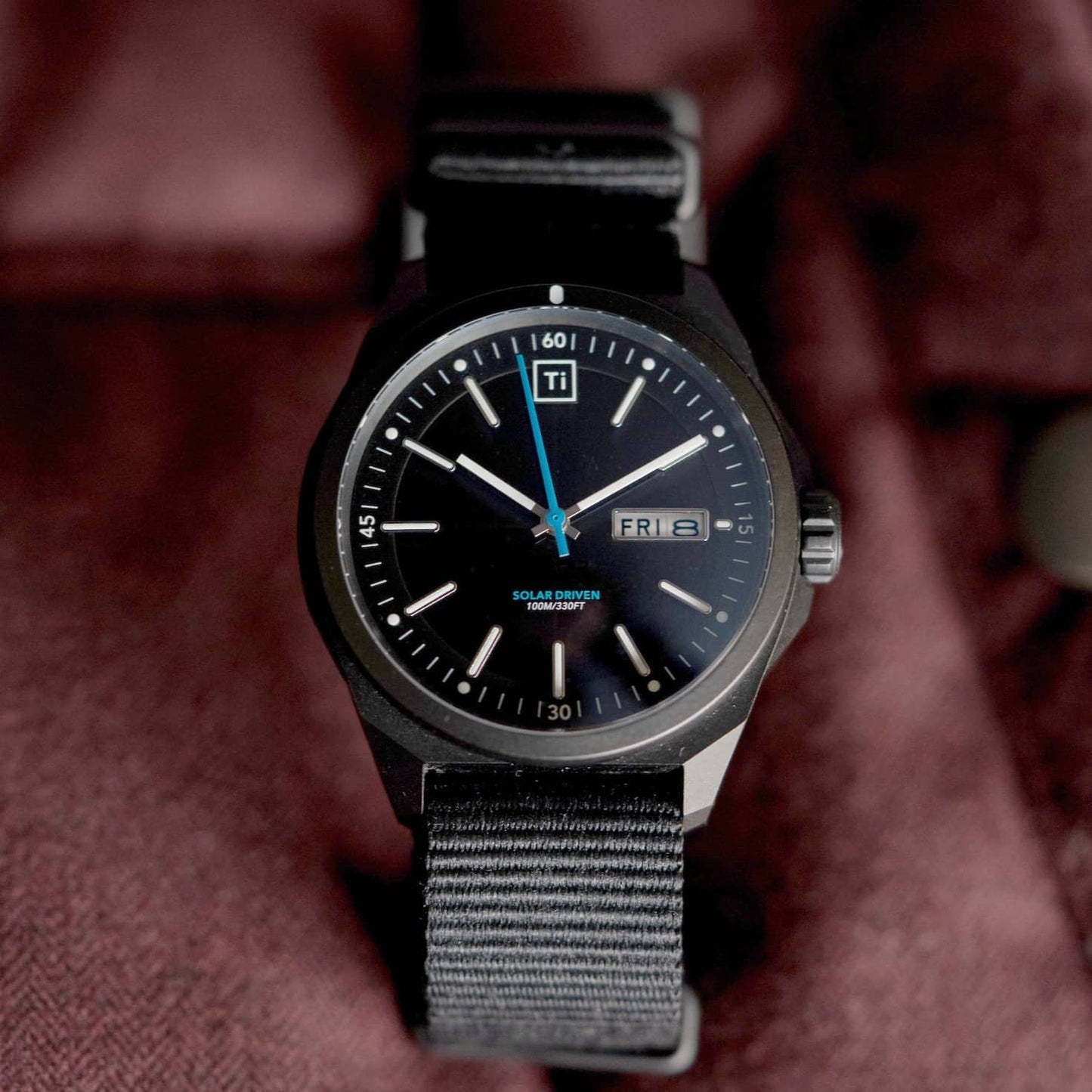 Ti Field Watch / Solar Driven / Black - Veloce - The App For Watch Collectors
