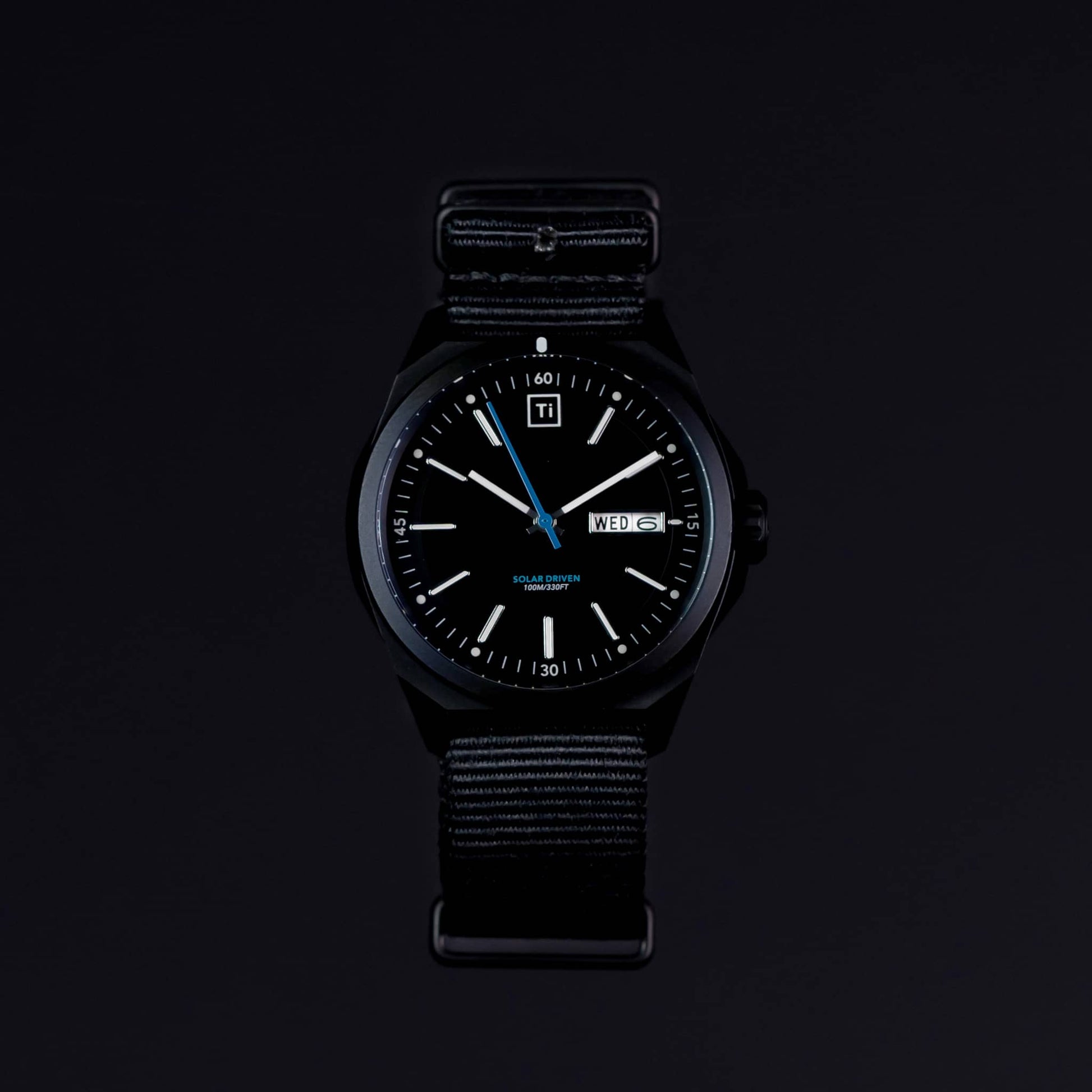 Ti Field Watch / Solar Driven / Black - Veloce - The App For Watch Collectors