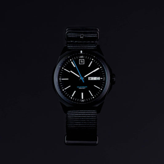 Ti Field Watch / Solar Driven / Black - Veloce - The App For Watch Collectors