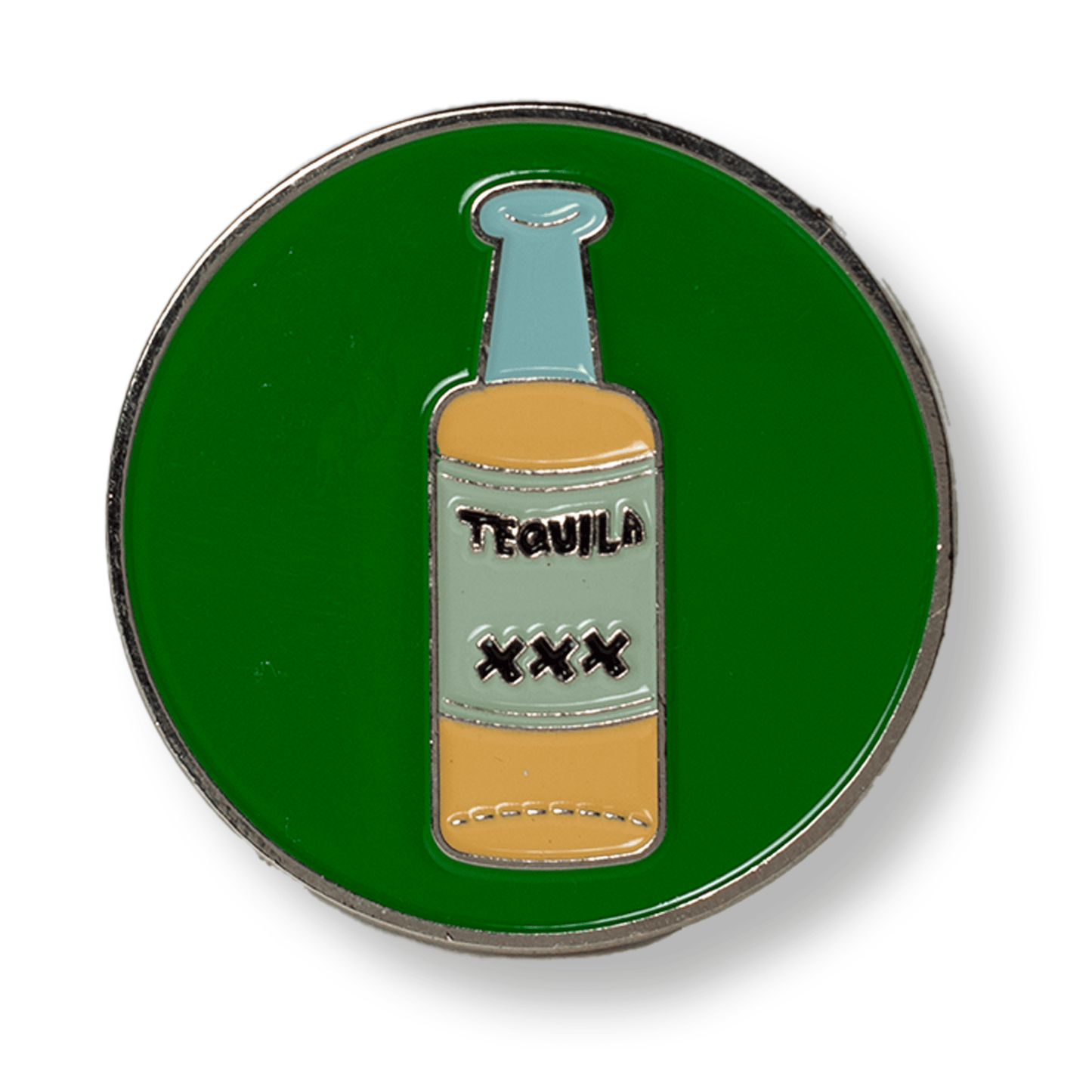 Tequila Bottle Golf Ball Marker Cast Metal Enamel Finish - Veloce - The App For Watch Collectors