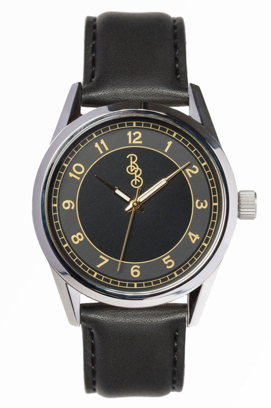 Black And Gold Classic Watch By The Beyond Boring Watch Co - Veloce - The App For Watch Collectors
