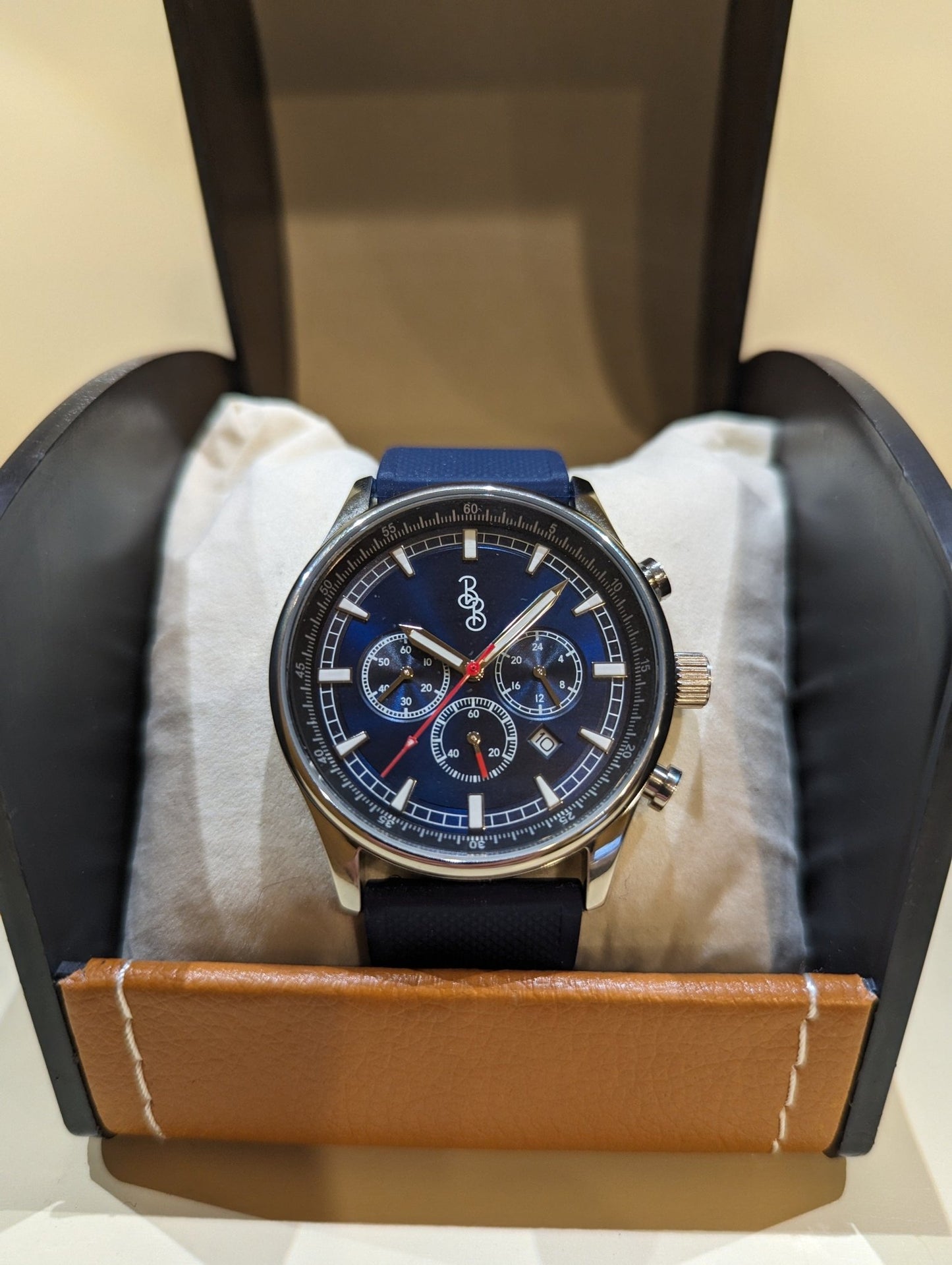 Blue Sport Chronograph Quick Release Interchangeable Straps - Veloce - The App For Watch Collectors