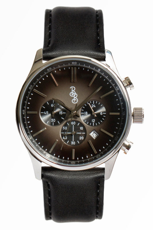 Gray Retro Chronograph Watch With Interchangeable Straps - Veloce - The App For Watch Collectors