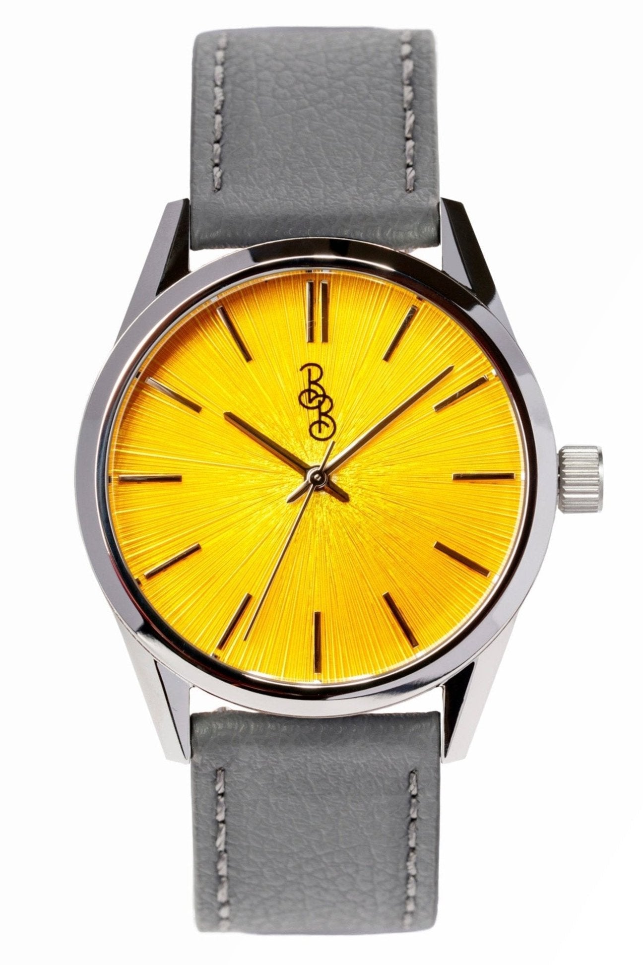 Yellow Sunburst Watch By The Beyond Boring Watch Co - Veloce - The App For Watch Collectors