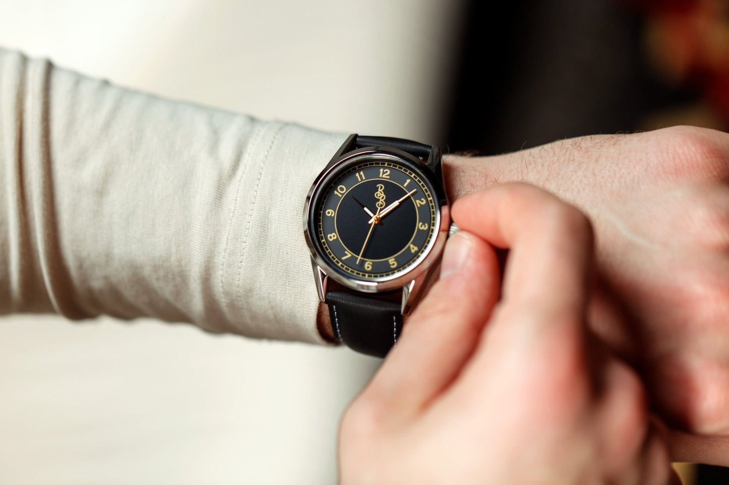 Black And Gold Classic Watch By The Beyond Boring Watch Co - Veloce - The App For Watch Collectors
