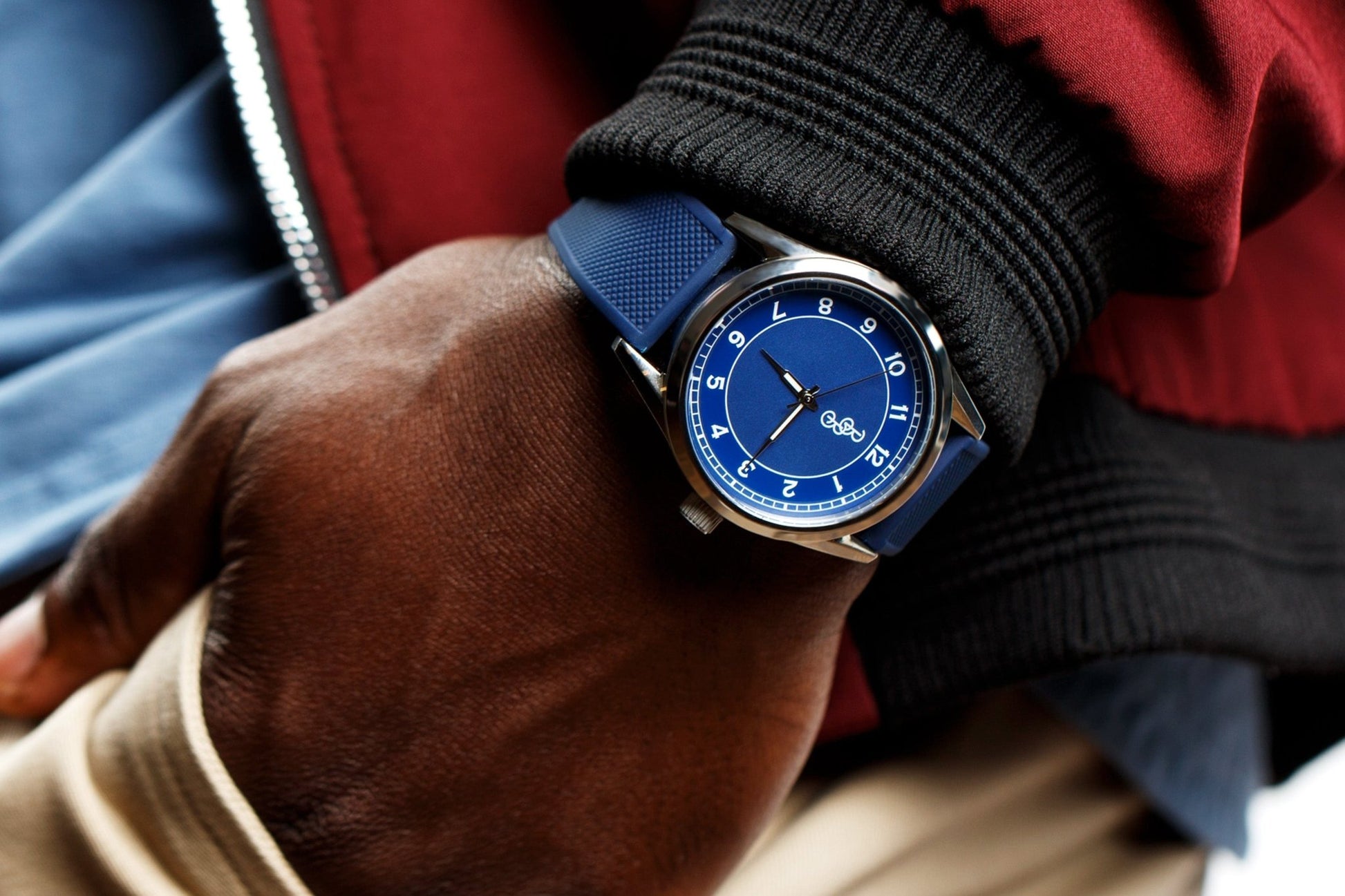 Blue Classic Watch 316L Stainless Miyota Quartz Movement - Veloce - The App For Watch Collectors