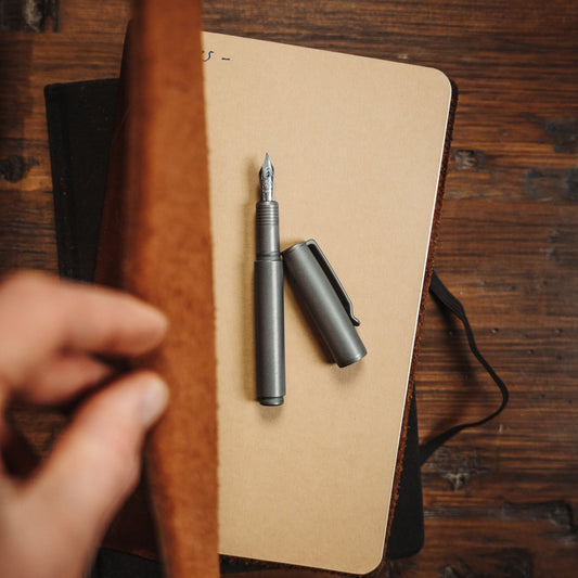 Fountain EDC Pen With Bock 180 Nib And Deep Carry Clip - Veloce - The App For Watch Collectors