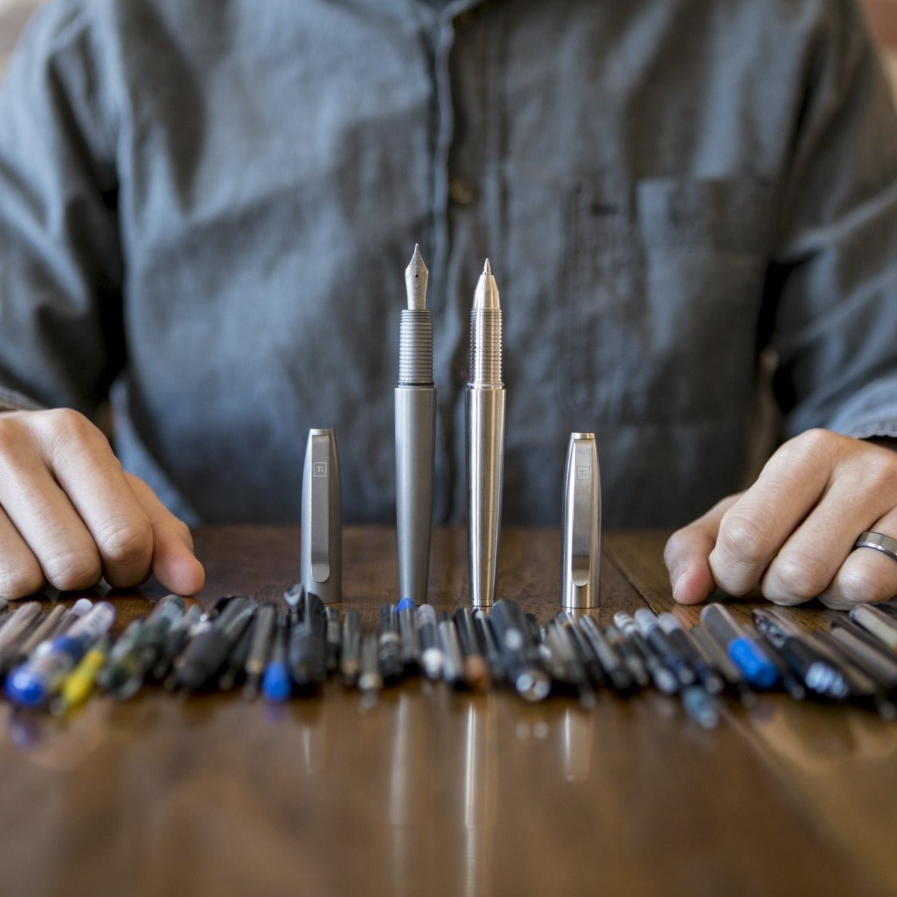 Ti Ultra Pen Three In One Fountain Ballpoint Rollerball - Veloce - The App For Watch Collectors