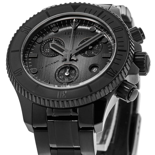 Tissot Seastar 1000 Quartz Chronograph 38mm Black PVD T120.217.33.061.00