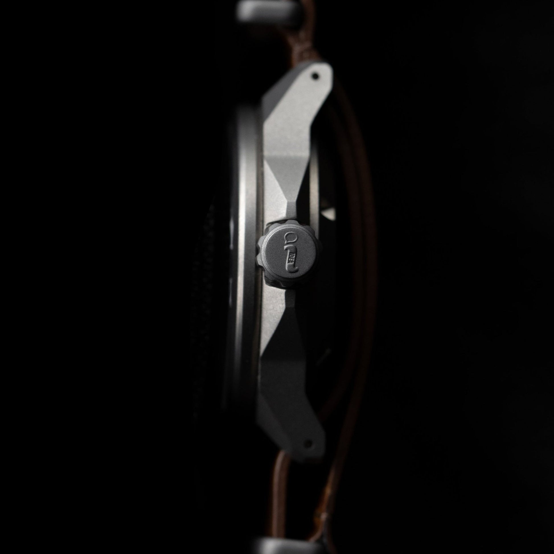 Titanium Field Watch Automatic Stonewashed Rugged Finish - Veloce - The App For Watch Collectors