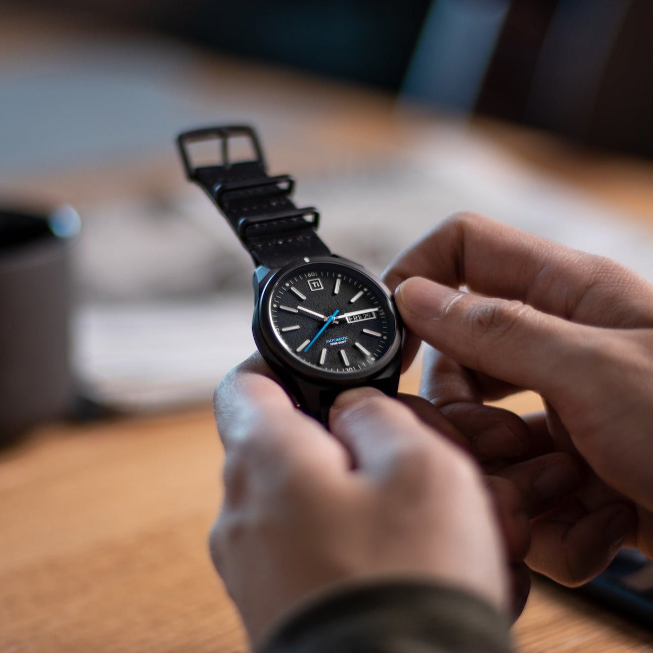 Ti Field Watch Automatic Black RZE Watches Titanium - Veloce - The App For Watch Collectors
