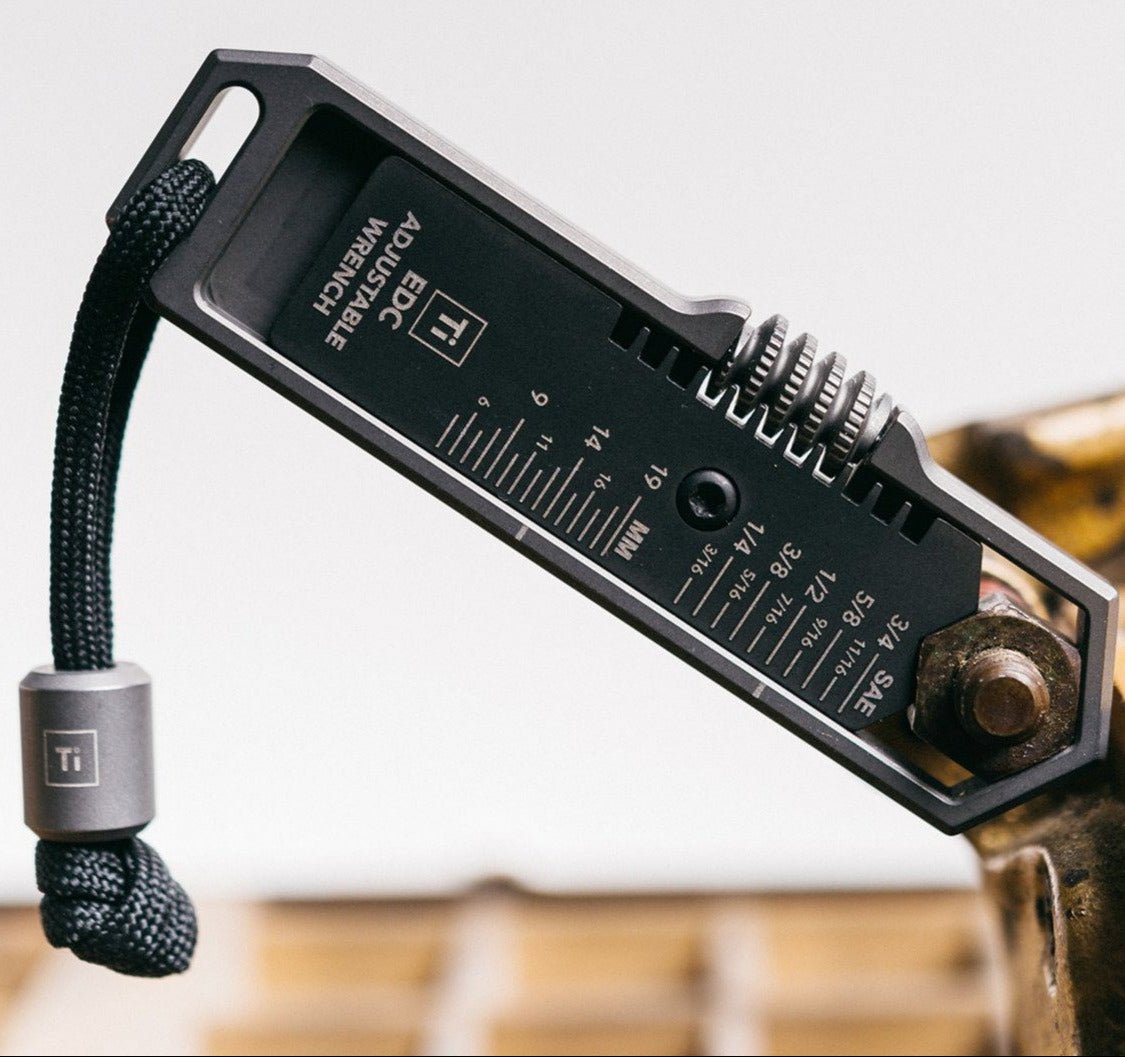 Titanium EDC Wrench Pocket Tool for Everyday Carry Kit - Veloce - The App For Watch Collectors