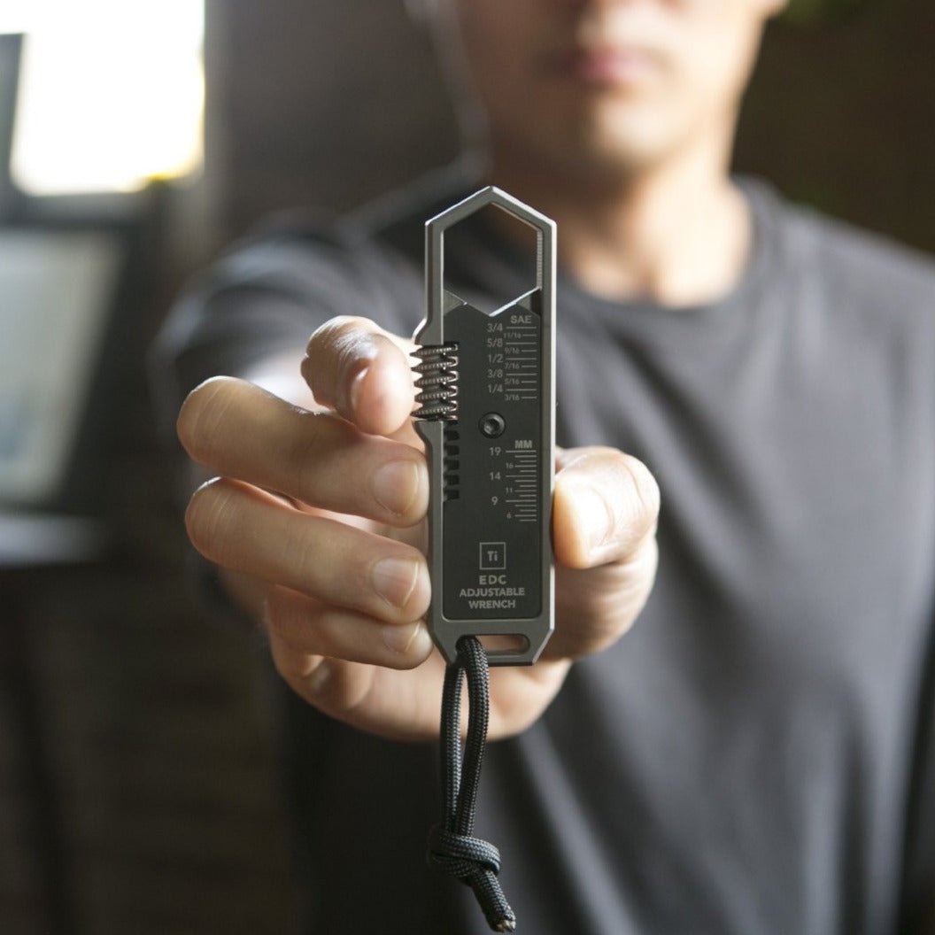 Titanium EDC Wrench Pocket Tool for Everyday Carry Kit - Veloce - The App For Watch Collectors