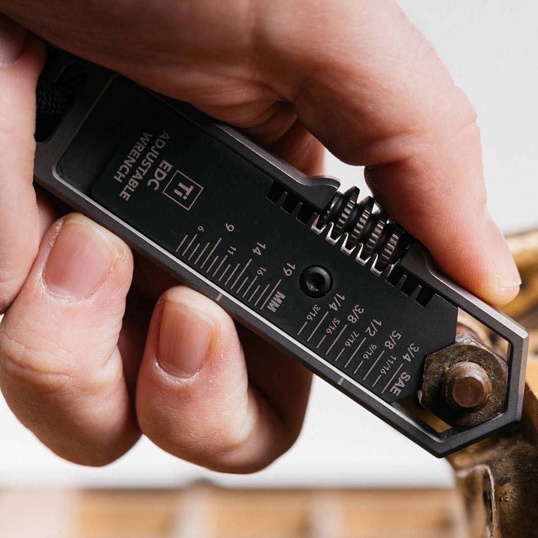 Titanium EDC Wrench Pocket Tool for Everyday Carry Kit - Veloce - The App For Watch Collectors
