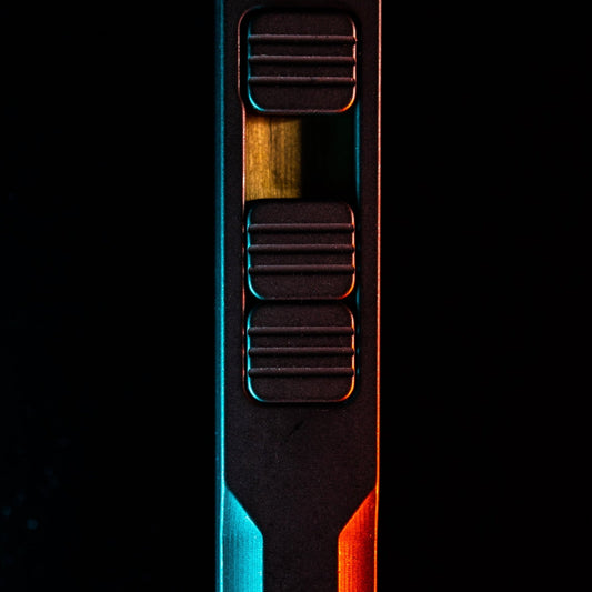 Ti Pry Bar EDC With Magnetic Fidget Buttons Pocket Clip - Veloce - The App For Watch Collectors