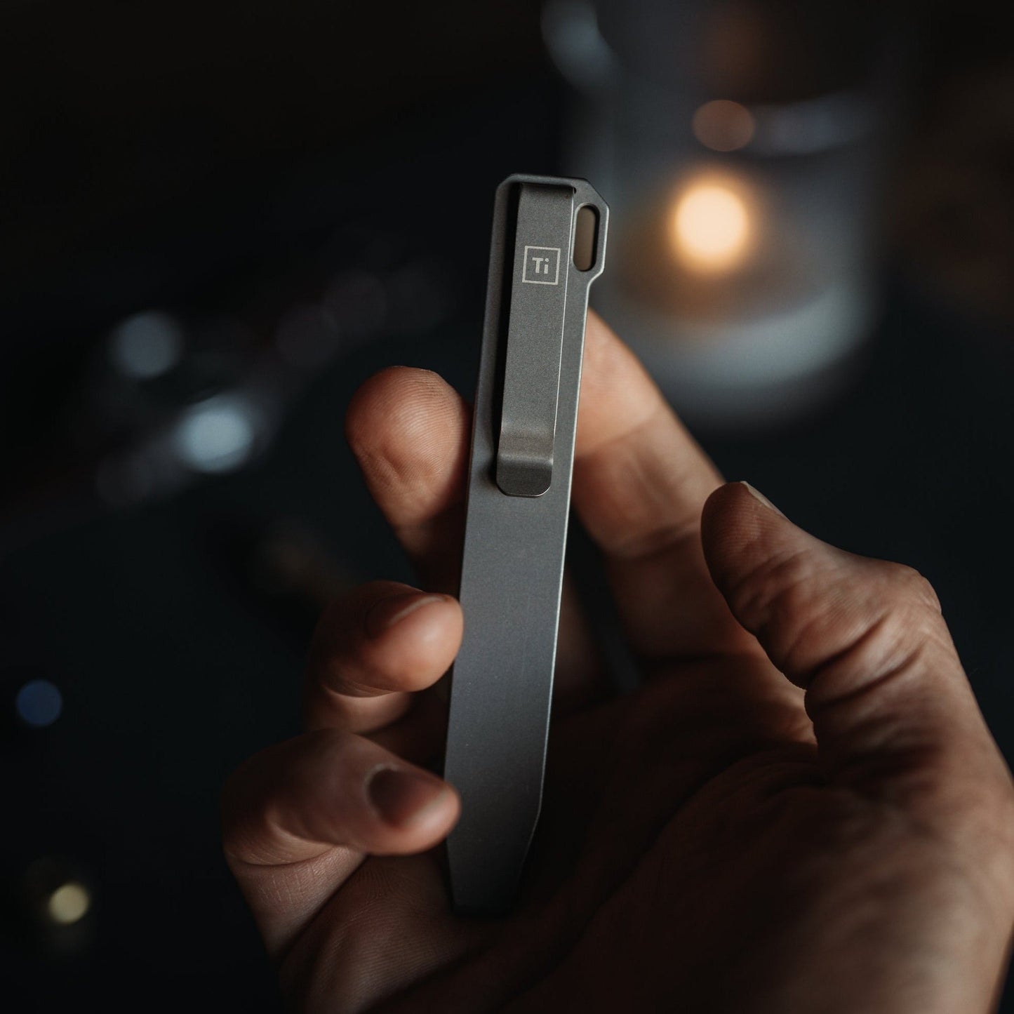 Ti Pry Bar EDC With Magnetic Fidget Buttons Pocket Clip - Veloce - The App For Watch Collectors