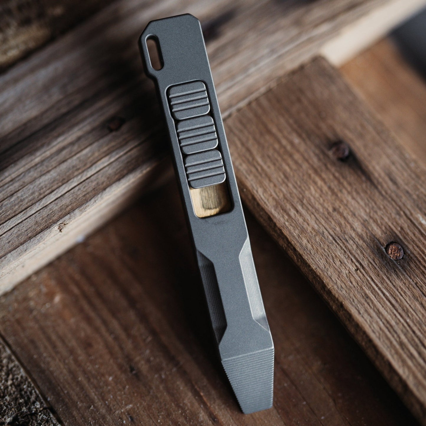 Ti Pry Bar EDC With Magnetic Fidget Buttons Pocket Clip - Veloce - The App For Watch Collectors